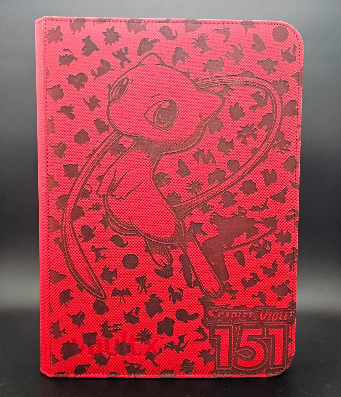 151 Mew Laser Engraved Binder Pokemon Pika Cute Scarlet Violet