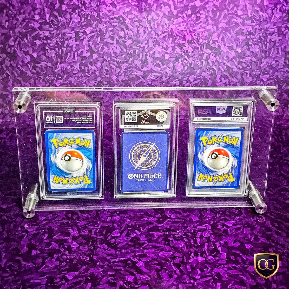 20mm Wall Mount Graded Card Display PSA ACE TAG CGC Acrylic Display Box Case