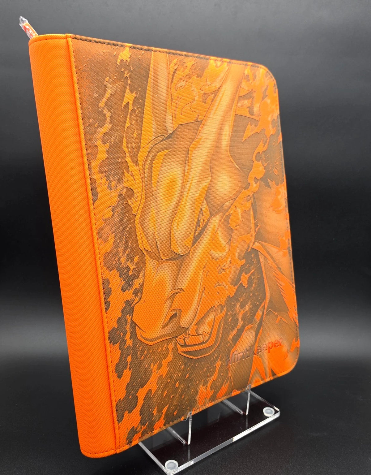 Charizard Custom Engraved Pokemon Binder | 9 Pocket Mintkeeper Binder | Personalized Pokemon Trading Card Binder | TCG Collection Album