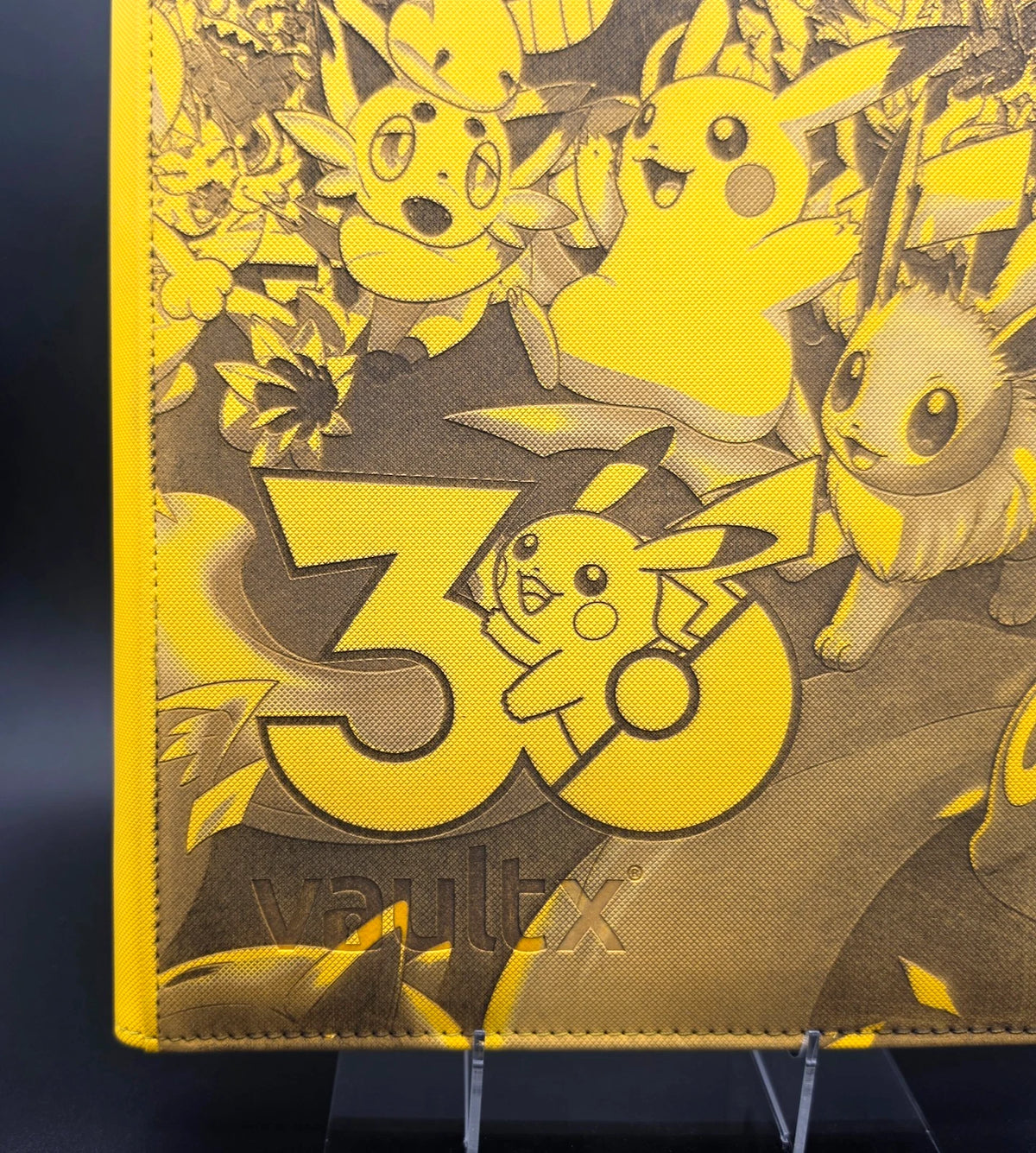 30th Anniversary Night Parade Custom Laser Engraved Binder Umbreon Eevee | Laser Engraved Parade | Personalized TCG Album Gift