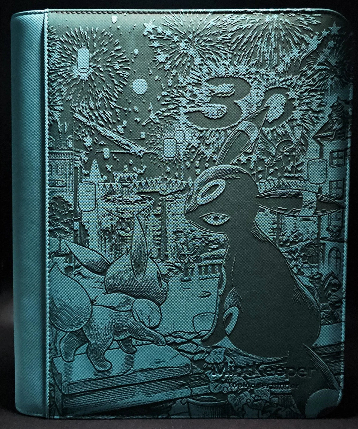 Vault X 30th Anniversary Custom Laser Engraved Binder Umbreon Eevee | Laser Engraved Parade | Personalized TCG Album Gift (Copy)