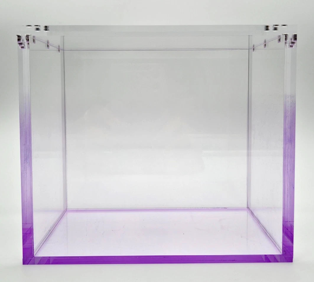 Pokemon ETB Acrylic Gradient Purple 8MM Elite Trainer Box Display Protector Case