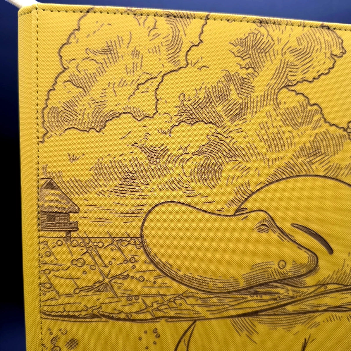 Psyduck Laser Engraved Binder Pikachu Charizard Eevee Mew