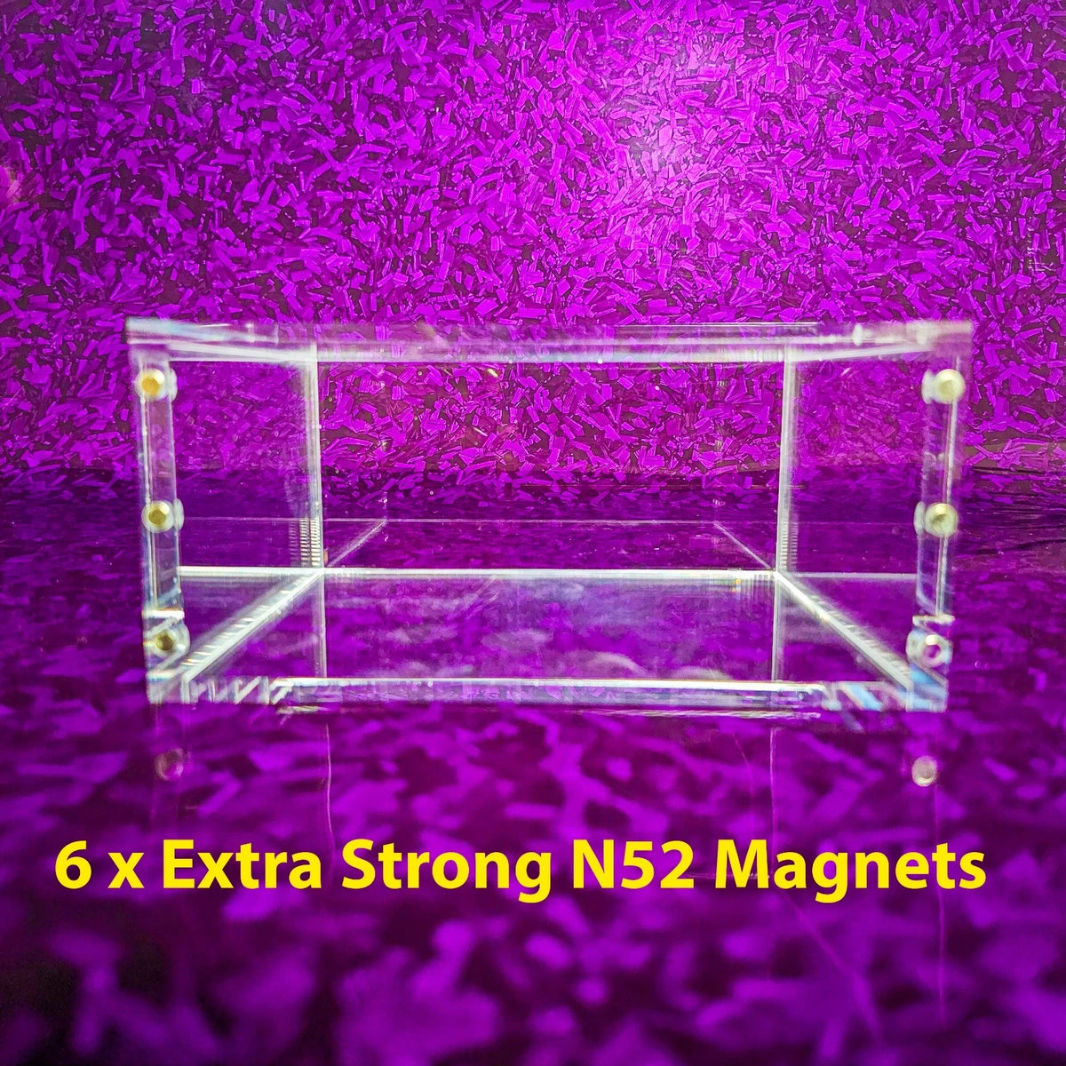 2 x 8MM One Piece Booster OP04 - OP17 Acrylic Magnetic Display Protector Case