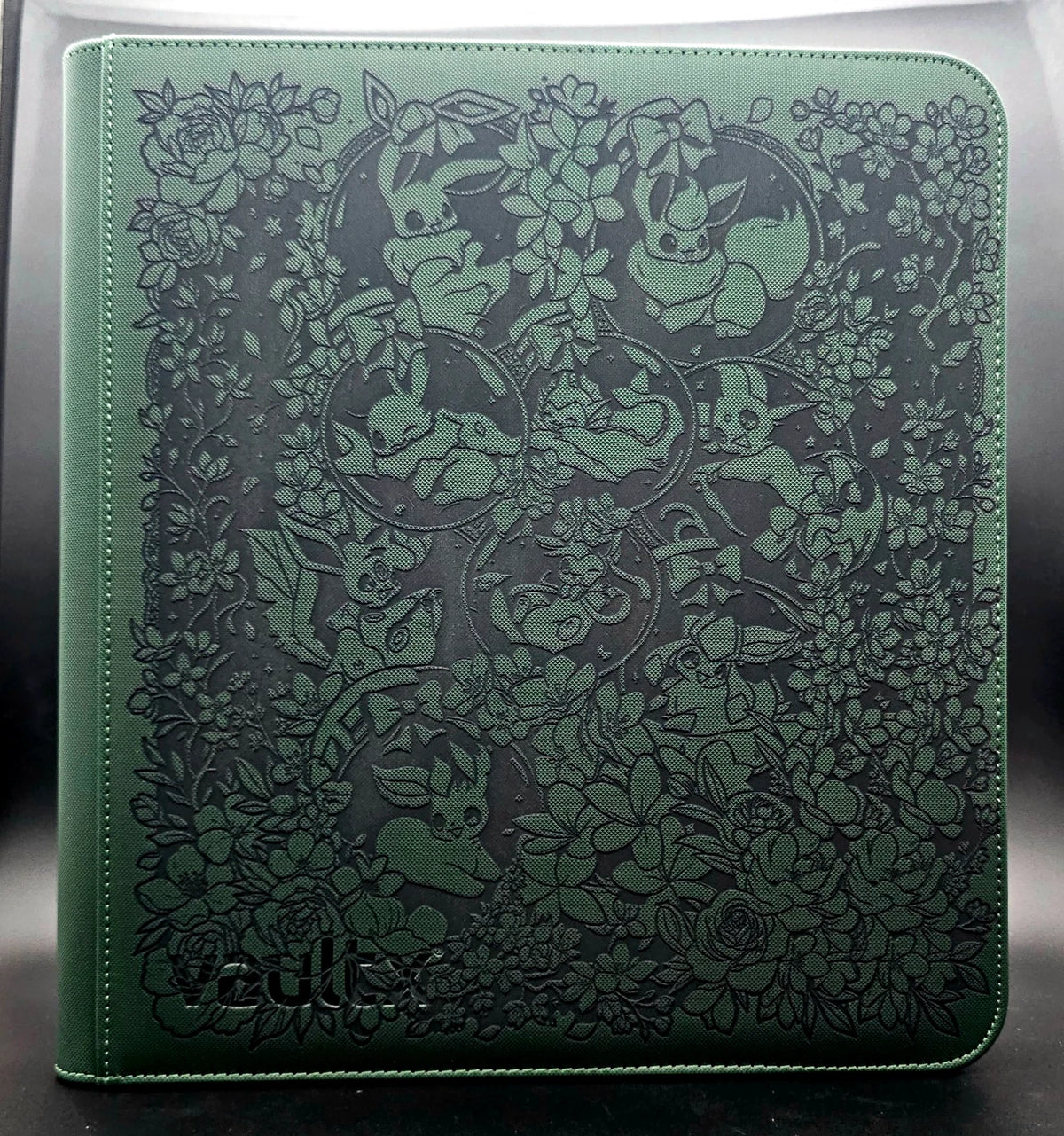 Eevee Custom Engraved Pokemon Binder | Umbreon Sylveon Eeveelution | Personalized Pokemon Trading Card Binder | TCG Collection Album