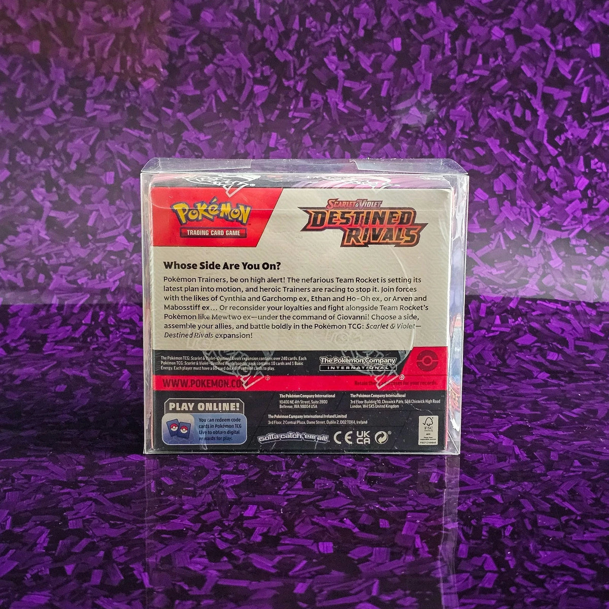10 x Clearance: Pokemon Booster Box Plastic Protector Case 0.4mm