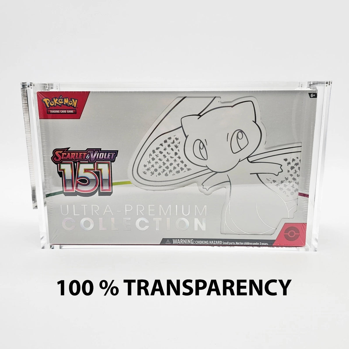 8mm Pokemon 151 UPC Acrylic Case Display Protector Ultra Premium Collection