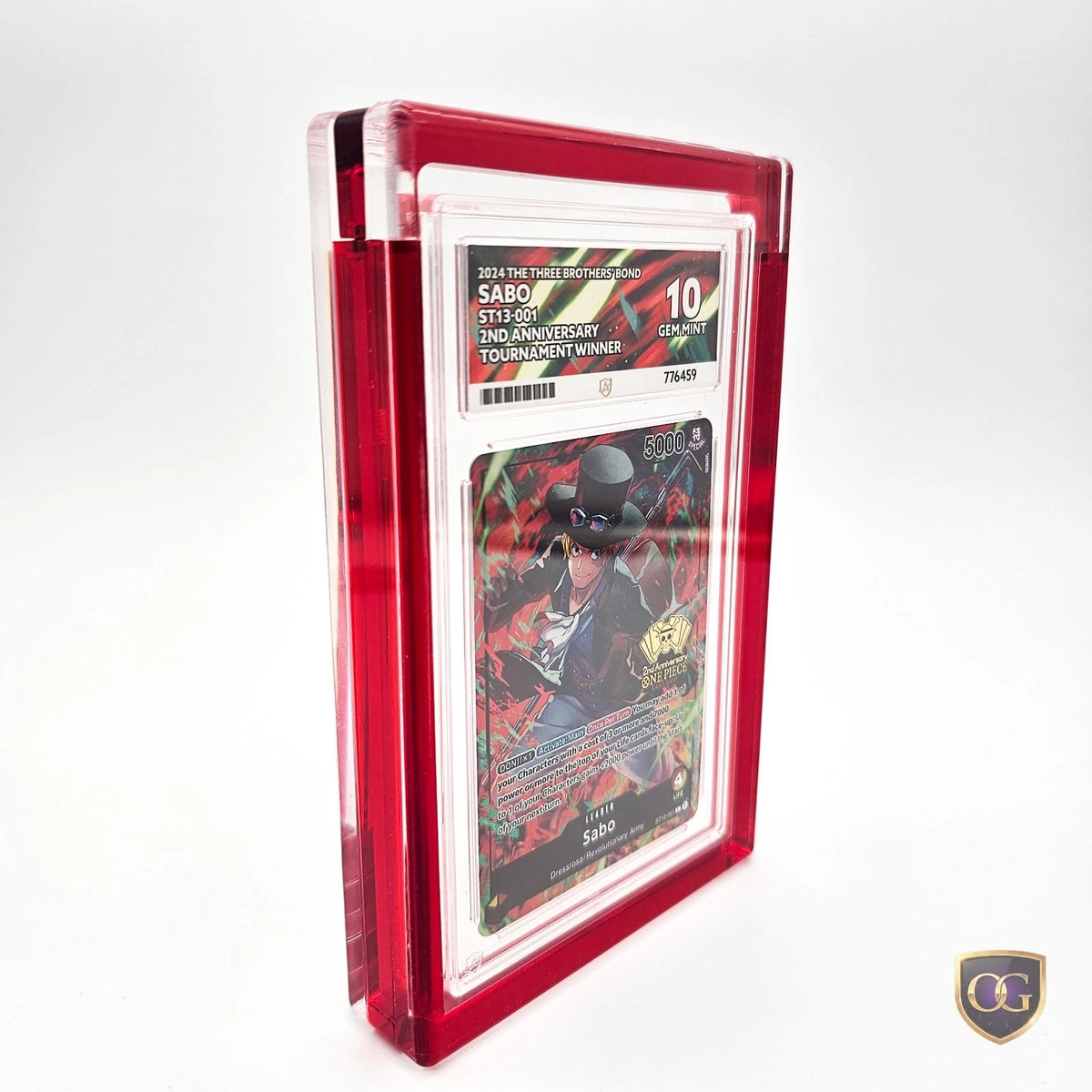 Any 2 x 24mm Ace Graded Card Acrylic Case Slab Display Protector Pokemon One Piece
