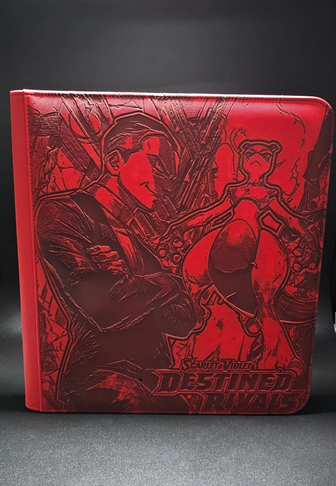 Destined Rivals Custom Laser Engraved Binder Mewtwo Mew