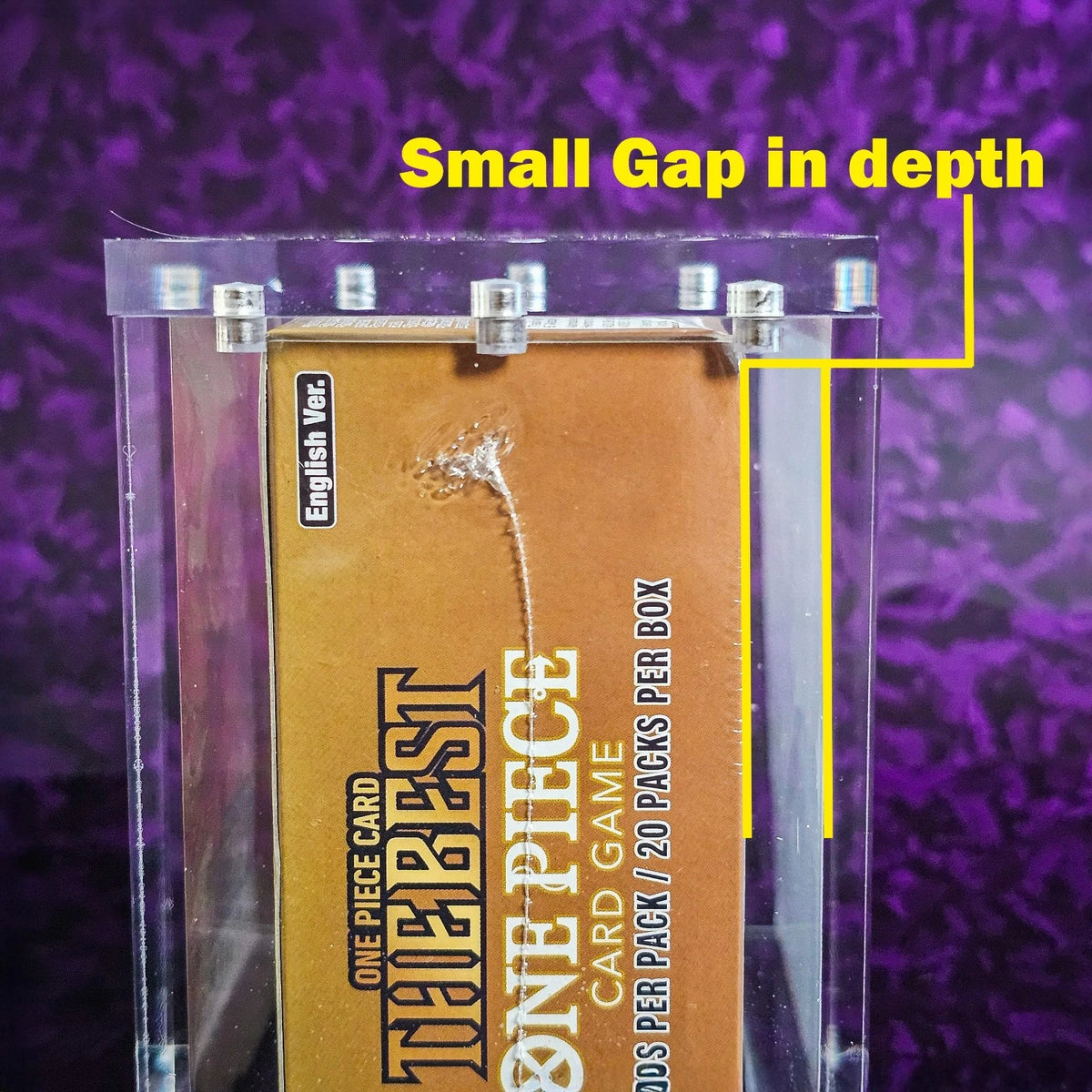 8MM One Piece Booster PRB01 PRB02 Acrylic Display Protector Case PRB