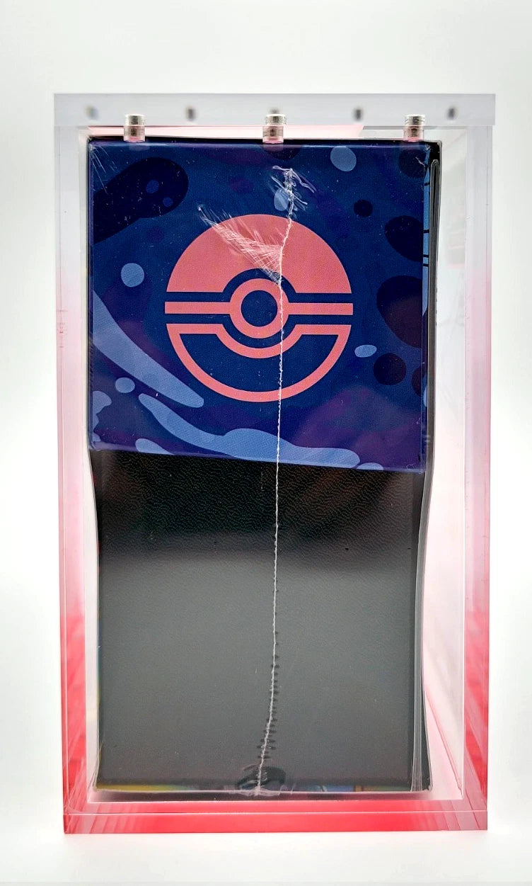 Pokemon ETB Acrylic Gradient Red 8MM Elite Trainer Box Display Protector Case