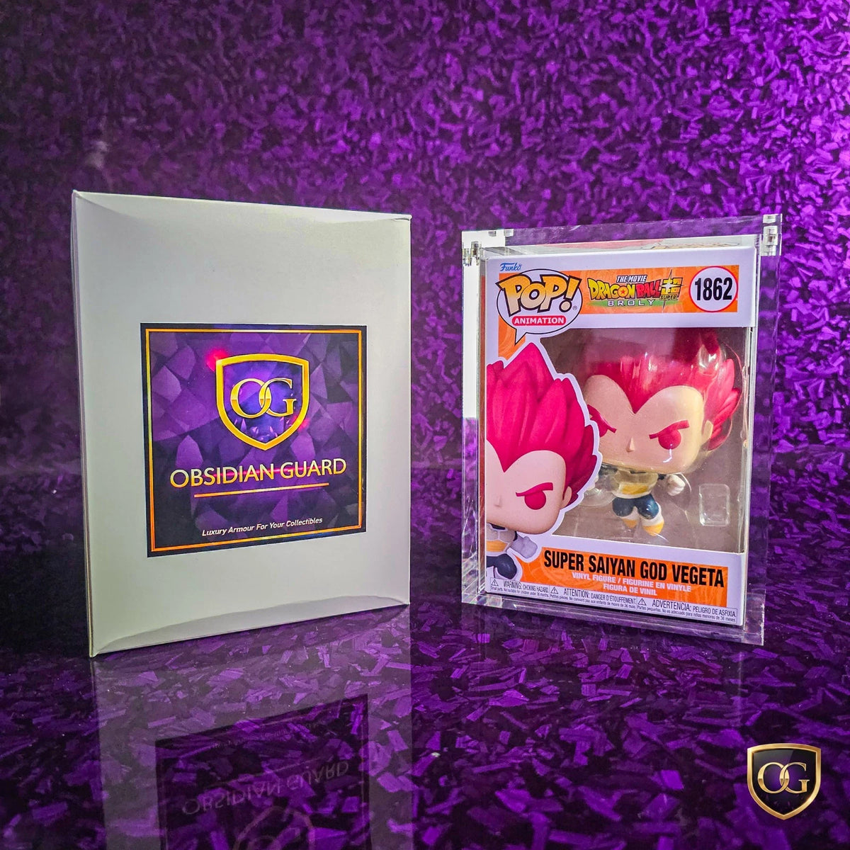 2 x 8mm Funko Pop 4" Acrylic UV Protector Magnetic Display Box Protector Case