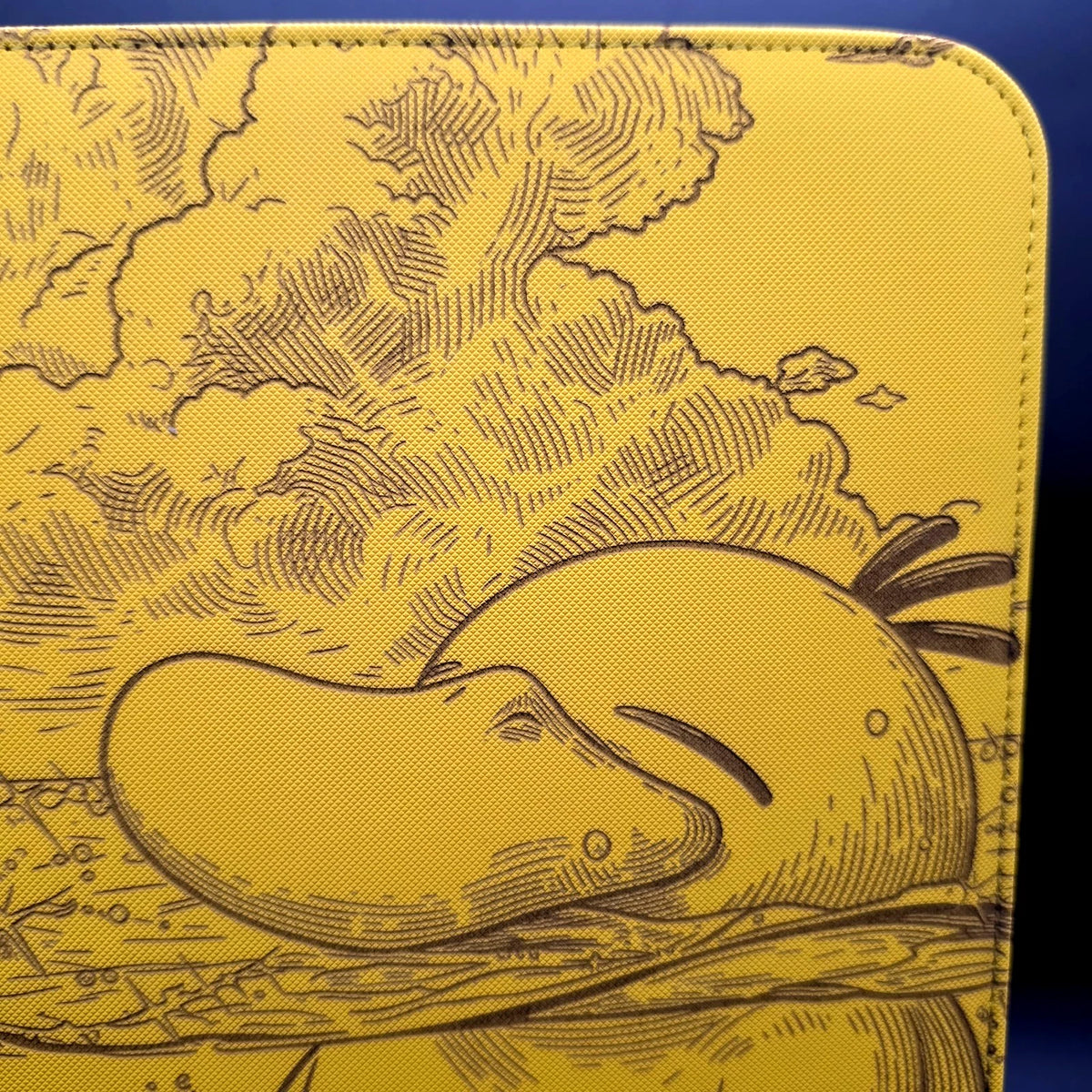 Psyduck Laser Engraved Binder Pikachu Charizard Eevee Mew