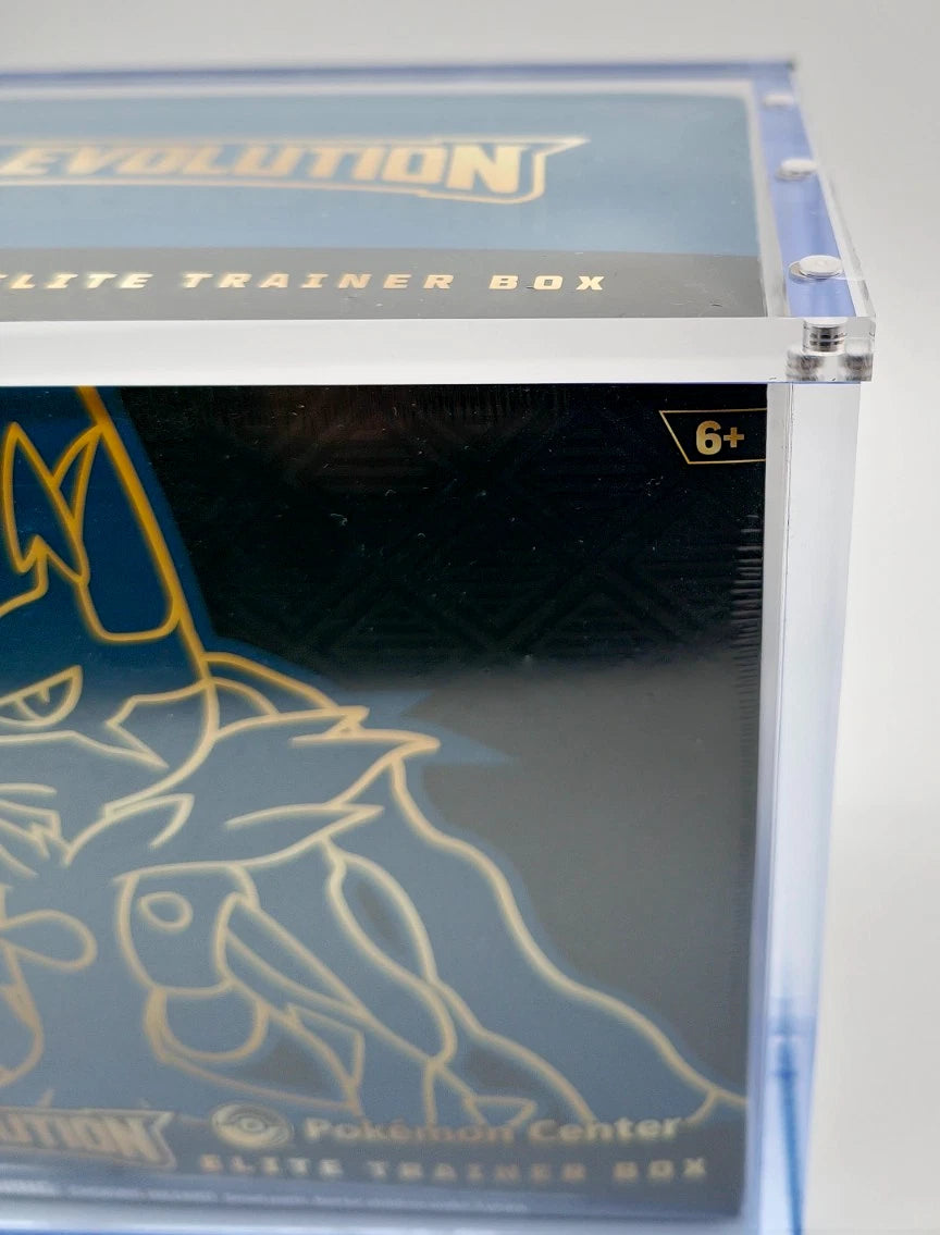 Pokemon ETB Acrylic Gradient Blue 8MM Elite Trainer Box Display Protector Case