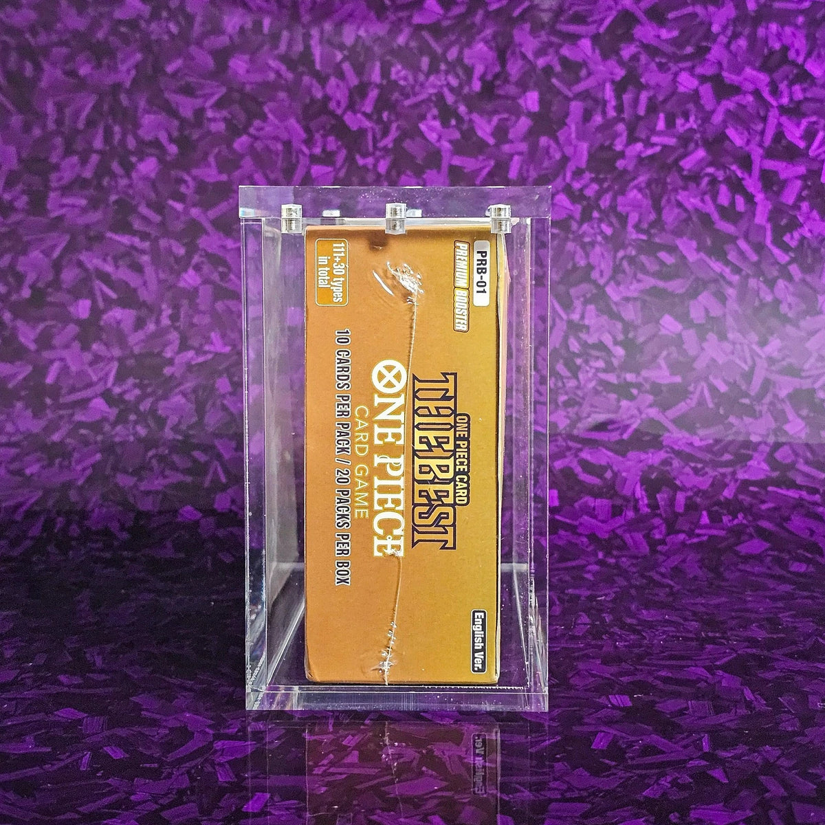 2 x 8MM One Piece Booster PRB01 PRB02 Acrylic Display Protector Case PRB