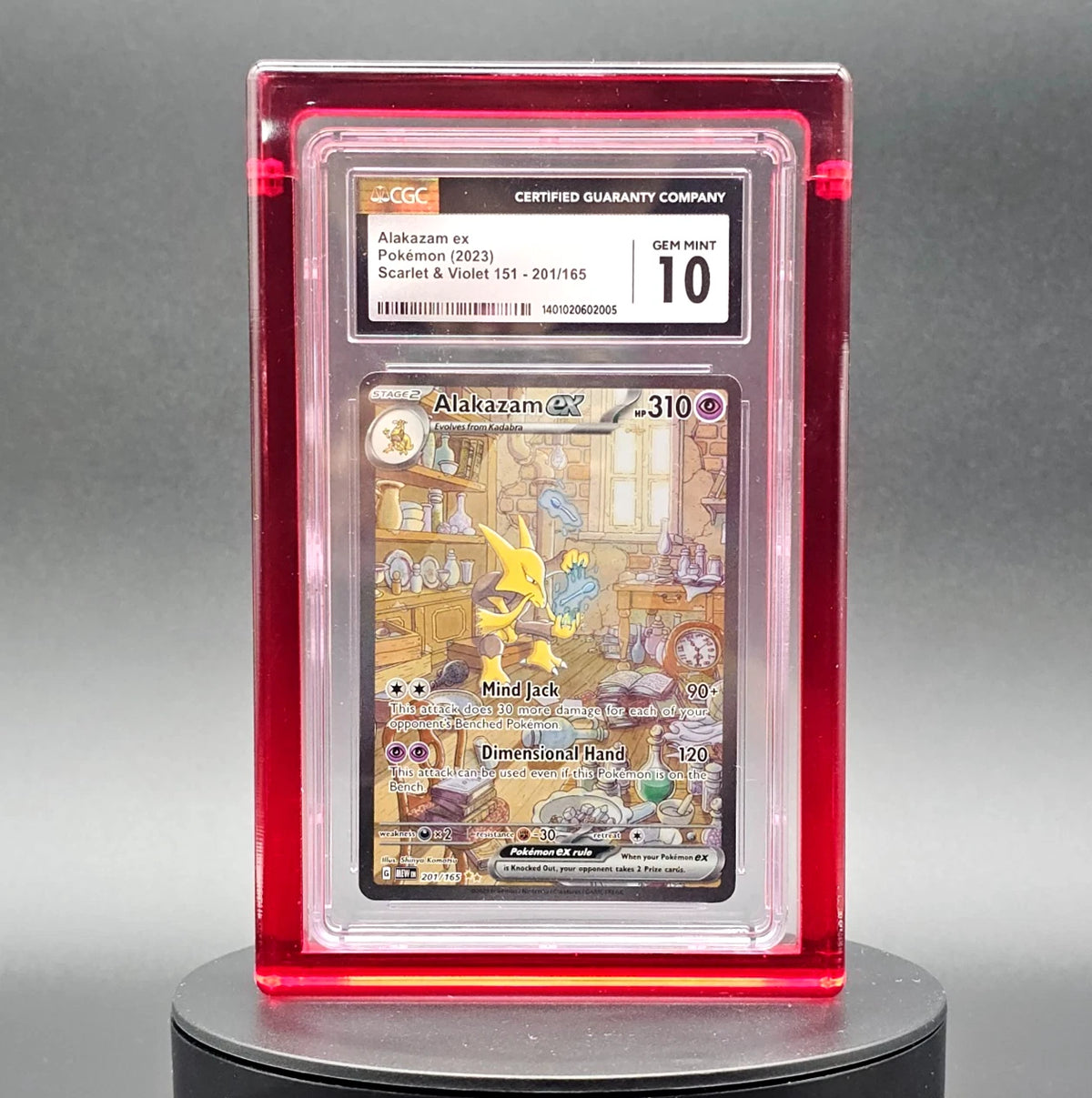 CGC 24mm Graded Card Acrylic Case Slab Display Protector Pokemon One Piece