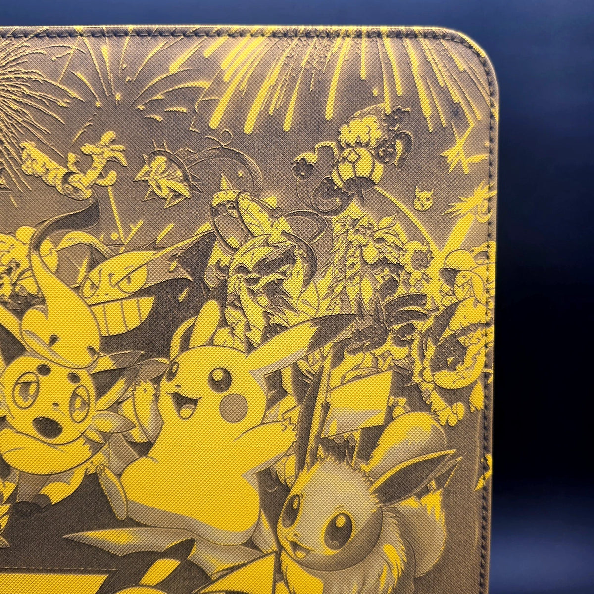 30th Anniversary Night Parade Custom Laser Engraved Binder Umbreon Eevee | Laser Engraved Parade | Personalized TCG Album Gift