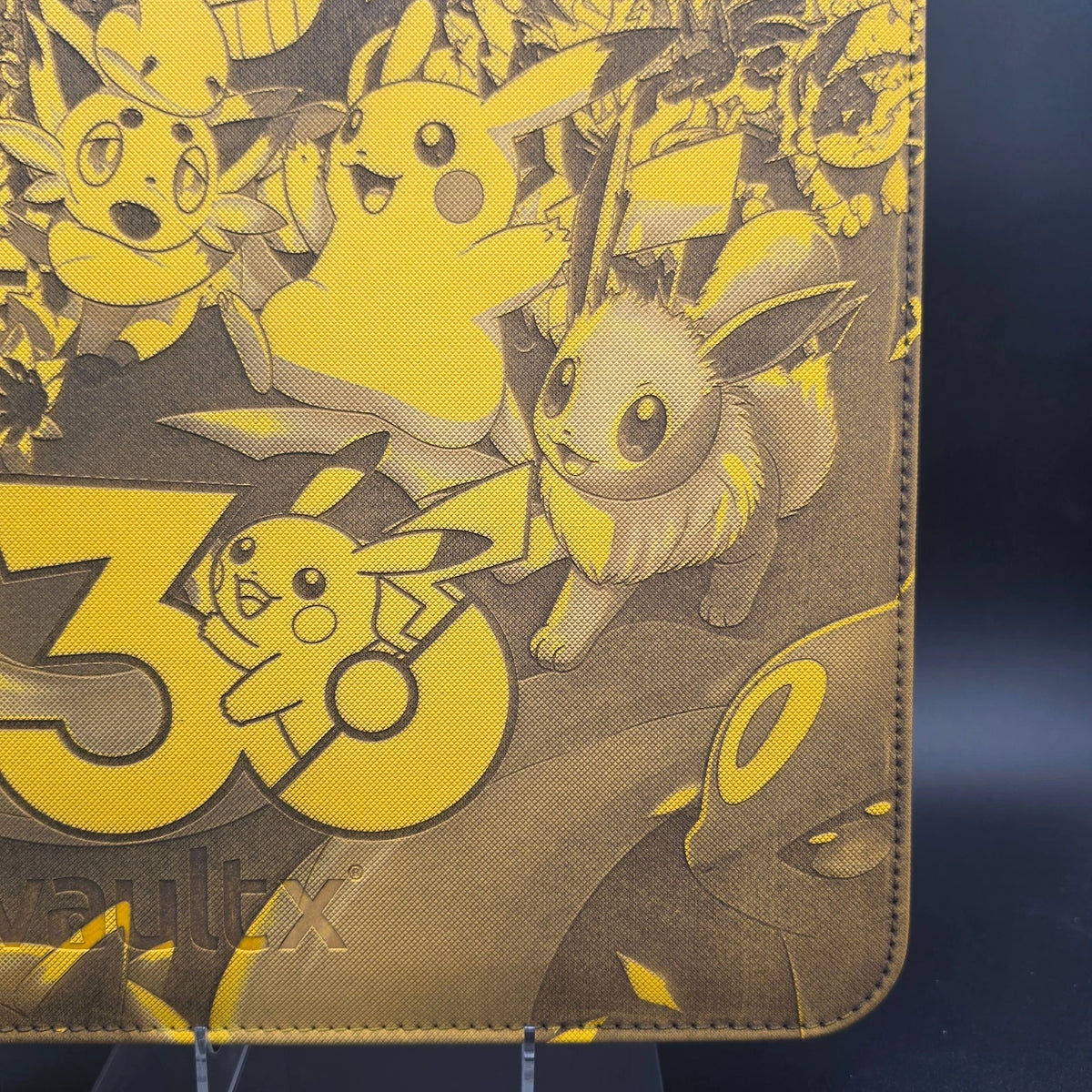 30th Anniversary Night Parade Custom Laser Engraved Binder Umbreon Eevee | Laser Engraved Parade | Personalized TCG Album Gift