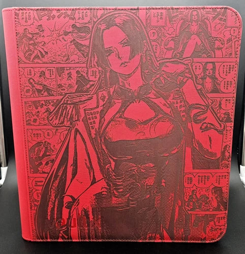 Boa Hancock Custom Engraved One Piece Binder | Luffy Zoro Design | Personalized One Piece TCG Trading Card Binder | Collection Album